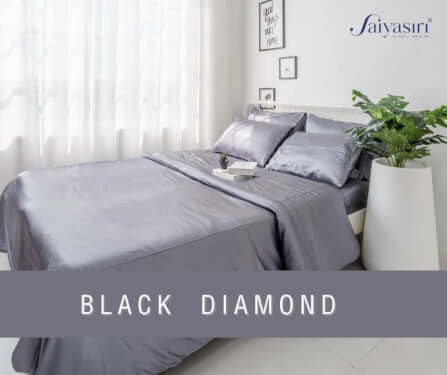 ปลอกหมอนหนุน SAIYASIRI รุ่น SIGNATURE ขนาด STANDARD SIZE 20X26 นิ้ว สี BLACK DIAMOND_3